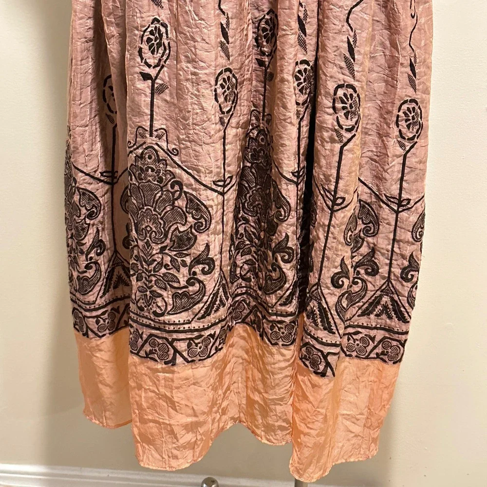 Lapis Anthropologie Strapless Dress Skirt Womens OS (Large) Boho Festival Resort